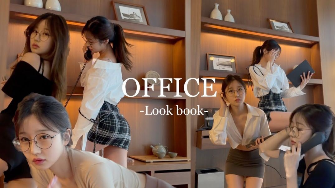 ⁣Korean Girl Office Look Book 👠👗