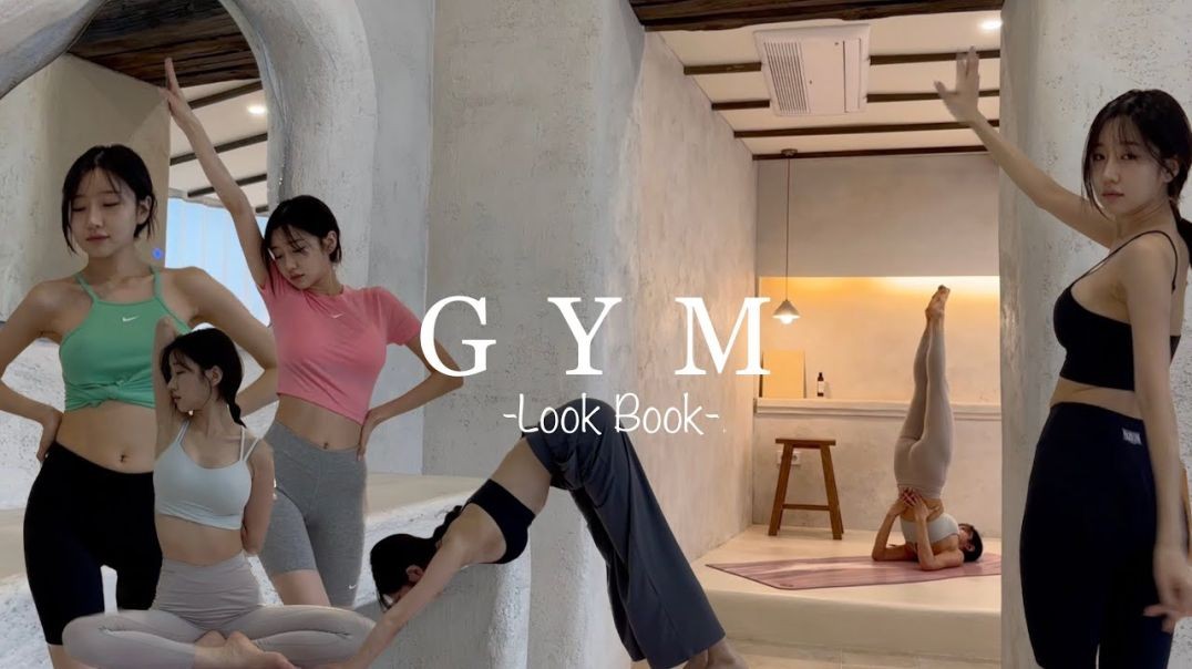 ⁣Korean Girl Gym Look Book 🏃🏻_♀️💪🏻👟