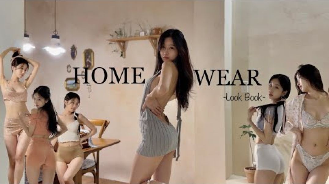 Korean girl Home - wear Look Book 🧖🏻‍♀️🩷